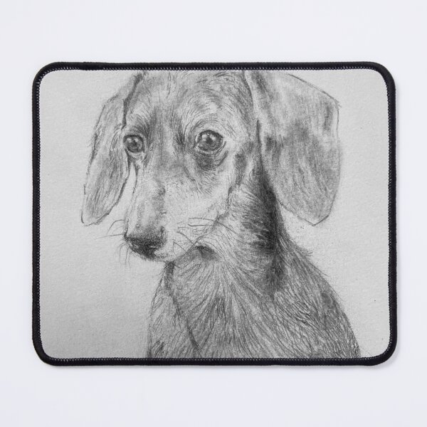 Item preview, Dachshund Dog Portrait designed and sold by _Esmi_Art.