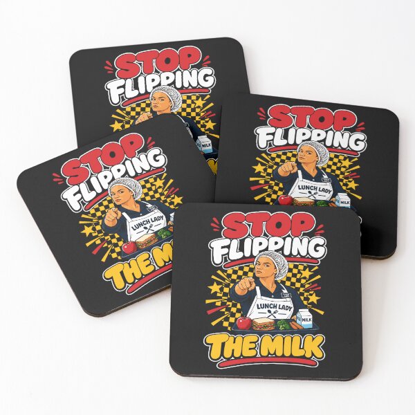 Item preview, Stop Flipping The Milk Lunch Lady designed and sold by moabeArtistic.