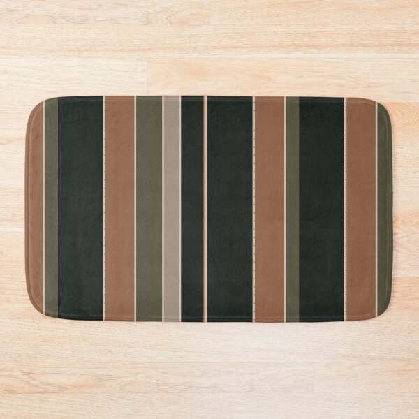 Item preview, Boho Terracotta & Olive Stripe – Earthy Bold Stripe designed and sold by FawnFeatherCo.