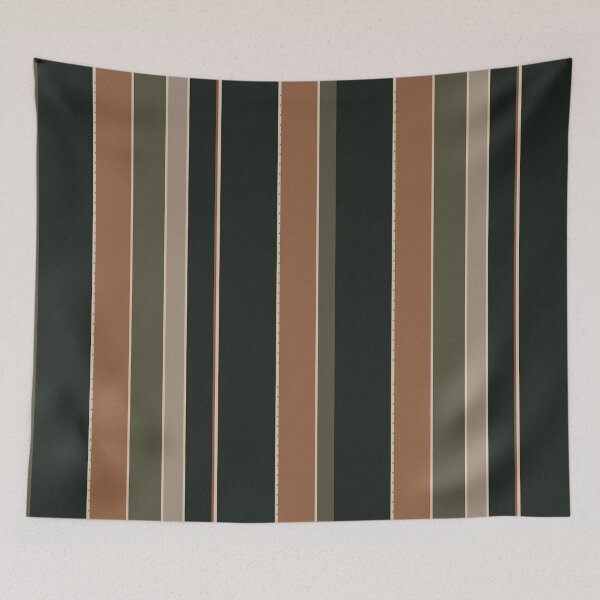 Item preview, Boho Terracotta & Olive Stripe – Earthy Bold Stripe designed and sold by FawnFeatherCo.