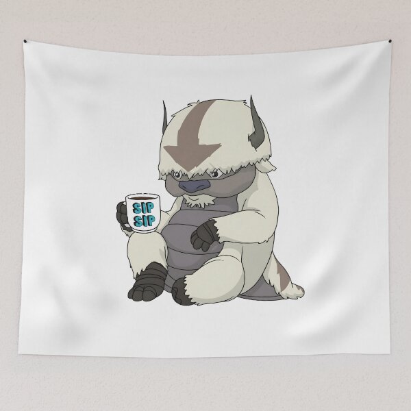 Item preview, Giant Flying Bison Coffee Mug Sip Sip Funny Cartoon Art designed and sold by lamiarte.