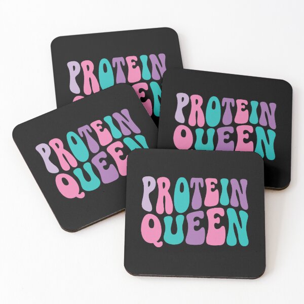 Item preview, Protein Queen Funny Retro Groovy Women's Fitness Gym Workout designed and sold by IsDesignHub.