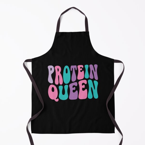 Item preview, Protein Queen Funny Retro Groovy Women's Fitness Gym Workout designed and sold by IsDesignHub.