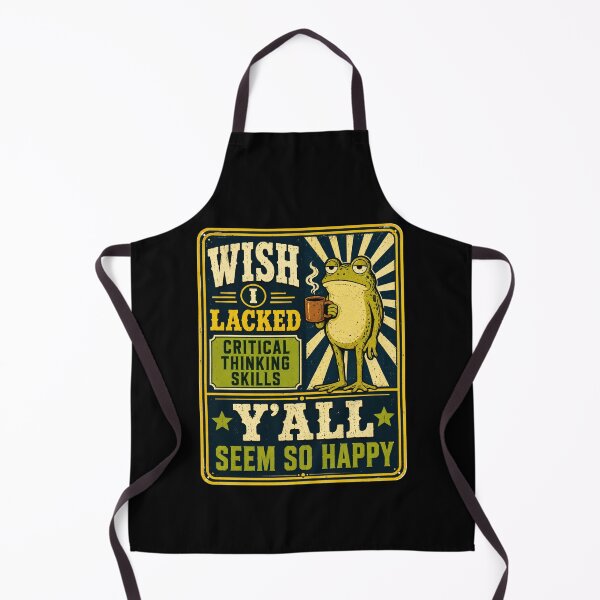 Item preview, Wisdom Retro Frog Humor Poster for Critical Thinkers designed and sold by ROUX-ART.