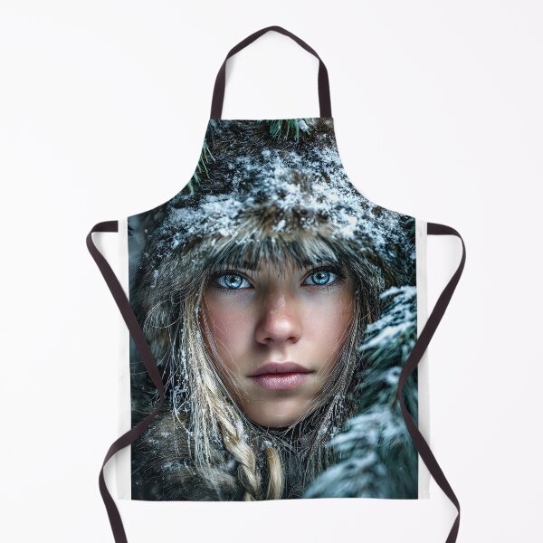 Item preview, Woman in Winter Nature's Frosty Embrace designed and sold by Artessie.