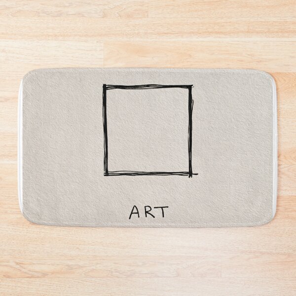 Item preview, Art - Funny Conceptual Square Minimalist Line Drawing designed and sold by lautir.