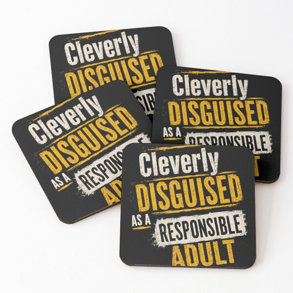 Item preview, Cleverly Disguised As A Responsible Adult Humorous Sarcastic Adulting designed and sold by RetroMini2026.