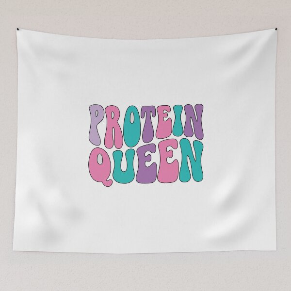 Item preview, Groovy Protein Queen Gym Girl Lifting Bodybuilding Vintage Aesthetic designed and sold by IsDesignHub.