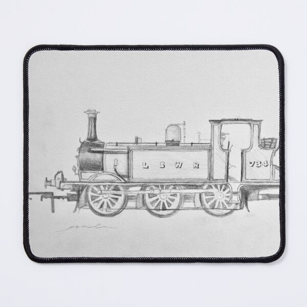 Item preview, Steam Train 734 designed and sold by _Esmi_Art.