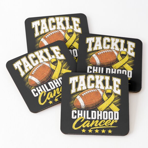 Item preview, Tackle Childhood Cancer Football Awareness Ribbon designed and sold by ROUX-ART.