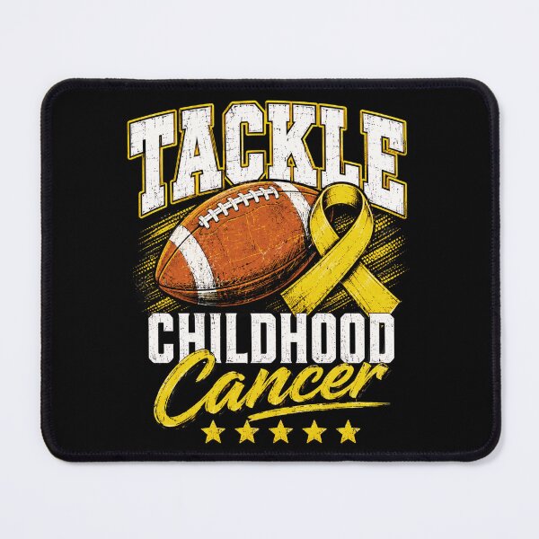 Item preview, Tackle Childhood Cancer Football Awareness Ribbon designed and sold by ROUX-ART.