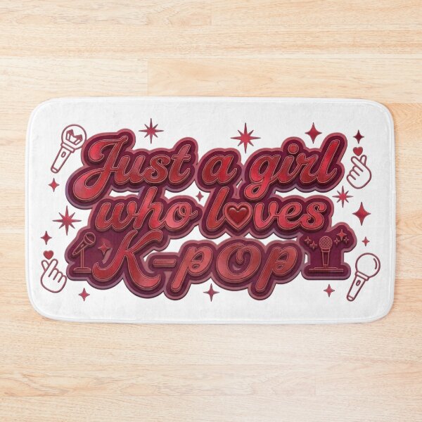 Item preview, Just a girl who loves K-Pop | K-Pop Merch | K-Pop Quote | K-Pop Saying | Funny K-Pop Meme designed and sold by TeenLake.
