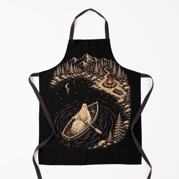 Item preview, Happy Ghost Camping Around Campfire Vintage Halloween designed and sold by Rahamkshop.