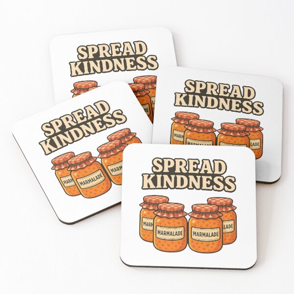 Item preview, Spread Kindness Marmalade Jars Funny Food Pun Positive Quote designed and sold by Photo-Sphere101.