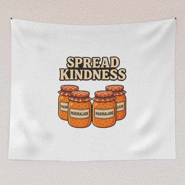 Item preview, Spread Kindness Marmalade Jars Funny Food Pun Positive Quote designed and sold by Photo-Sphere101.