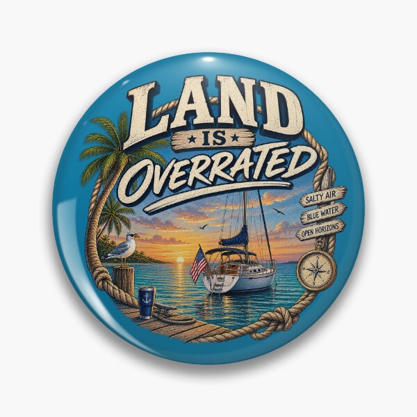 Item preview, Land Is Overrated designed and sold by CharltonWiggins.
