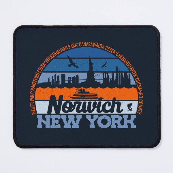 Item preview, Norwich New York Sunset Retro Vintage Local Pride Logo designed and sold by CRHPOD20.