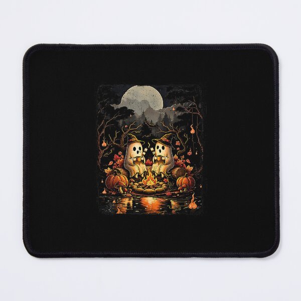 Item preview, Happy Ghost Camping Around Campfire Vintage Halloween designed and sold by Rahamkshop.