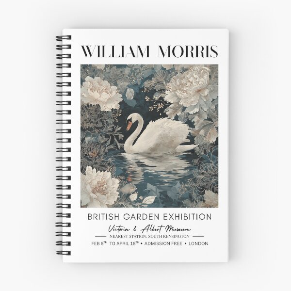 Item preview, Swan in Bloom Elegant Water Garden designed and sold by GoodOldPrints4.