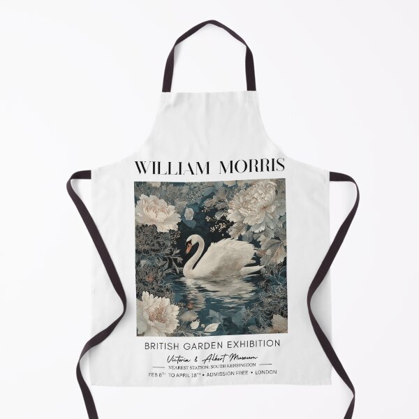 Item preview, Swan in Bloom Elegant Water Garden designed and sold by GoodOldPrints4.