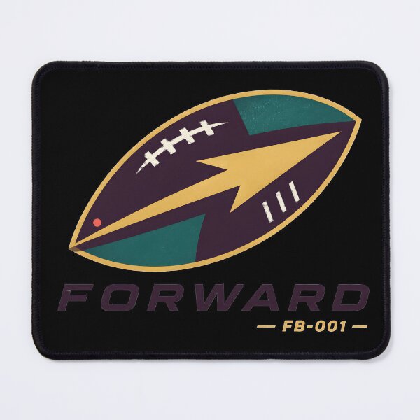 Item preview, Forward Minimal American Football Ball Graphic designed and sold by moderntshirt1.
