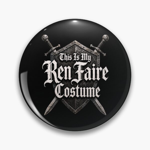 Item preview, Knight This Is My Ren Faire Medieval Shield Sword Art designed and sold by ROUX-ART.