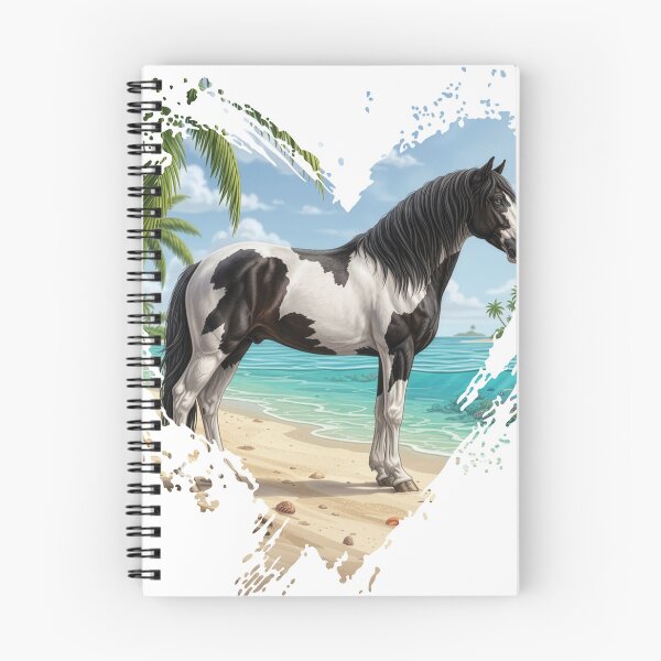 Item preview, An Abaco Barb horse, the beach and a heart designed and sold by Cheval-de-coeur.
