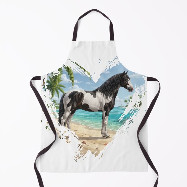 Item preview, An Abaco Barb horse, the beach and a heart designed and sold by Cheval-de-coeur.