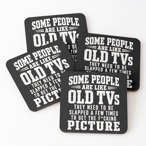Item preview, oldschool Some People Are Like Old TVs Graphic Quote designed and sold by ROUX-ART.