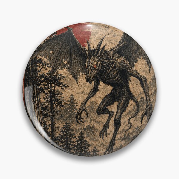 Item preview, Jersey Devil Japanese Ukiyo-e Cryptid Art designed and sold by LateNightInn.