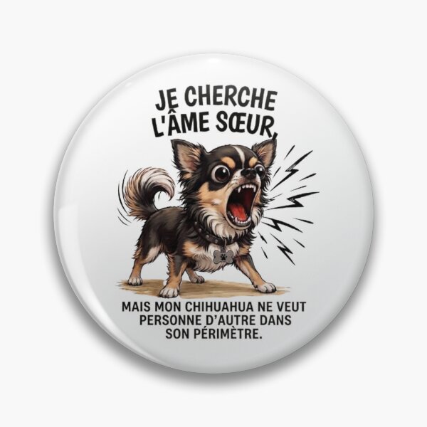 Item preview, "I'm looking for my soulmate, but my chihuahua is watching over me." designed and sold by CHRIST5000.