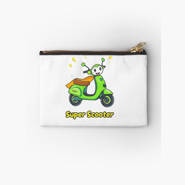 Item preview, Lime Scooter Super Scooter – Cute Green Scooter Cartoon Design designed and sold by MystiColo.