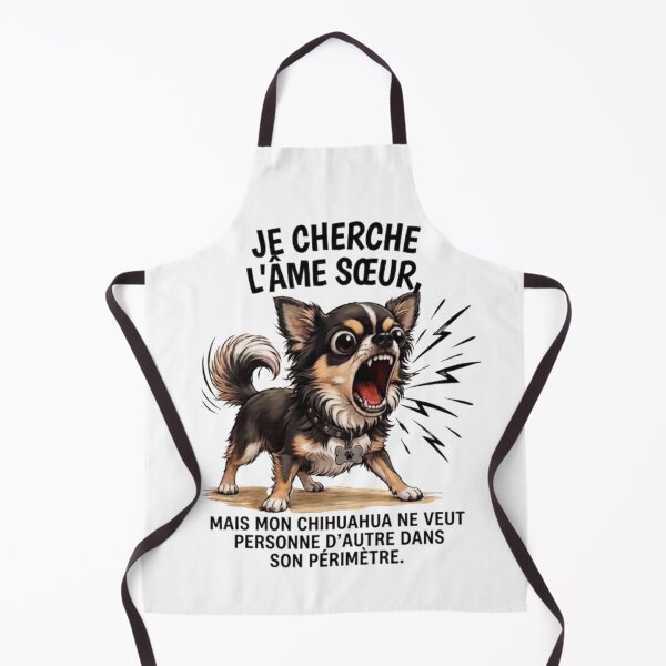 Item preview, "I'm looking for my soulmate, but my chihuahua is watching over me." designed and sold by CHRIST5000.