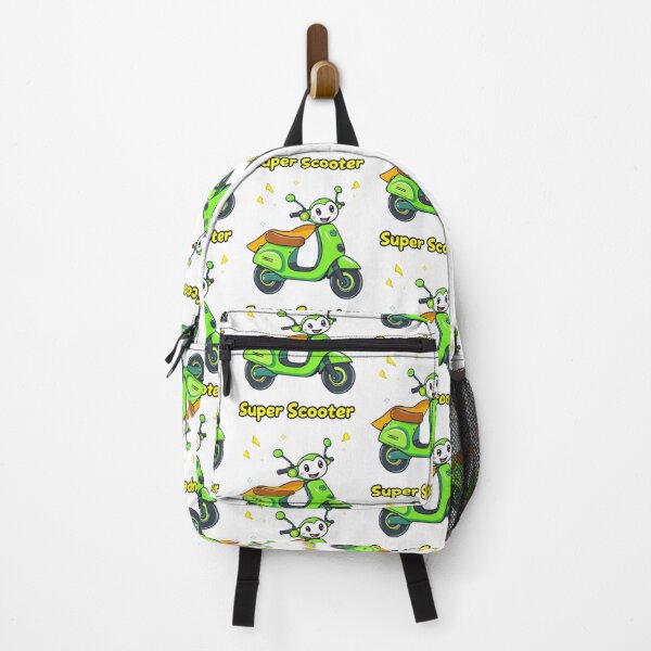 Item preview, Lime Scooter Super Scooter – Cute Green Scooter Cartoon Design designed and sold by MystiColo.