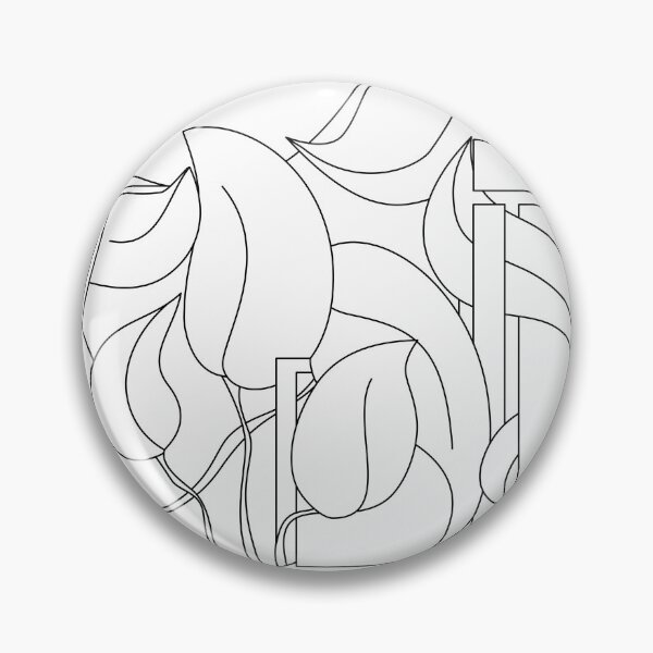 Item preview, Geometric Botanical Line Art Sketch designed and sold by laxmanrajart.