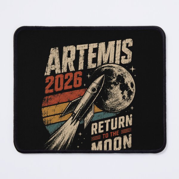 Item preview, Artemis 2026 Return To The Moon Space Exploration Lunar Mission Astronaut designed and sold by RetroMini2026.