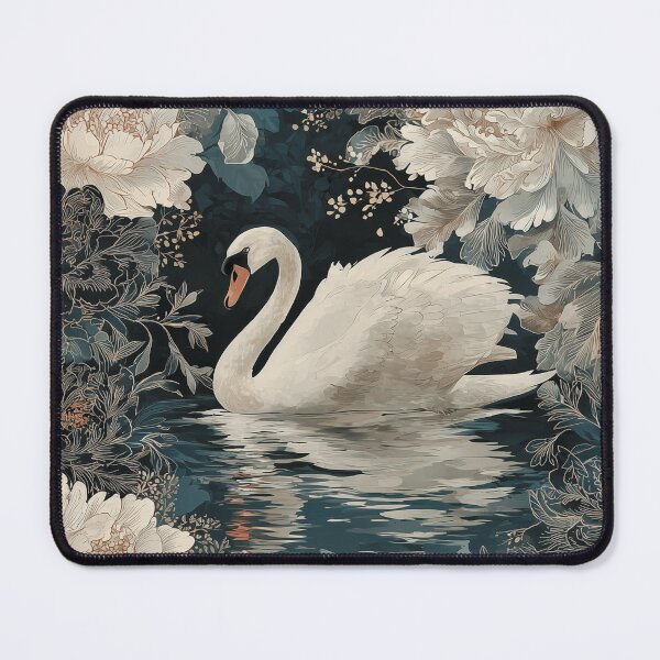 Item preview, Copy of Swan Among Peonies Floral Poster designed and sold by GoodOldPrints4.