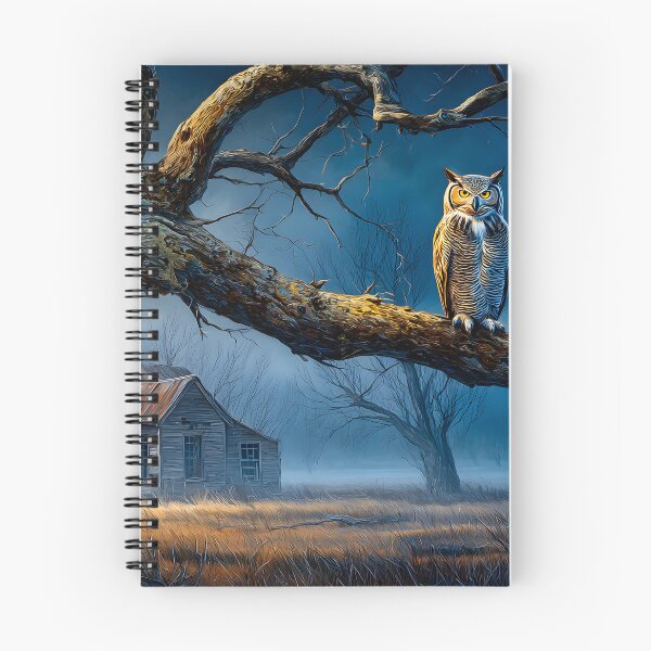 Item preview, Mysterious Owl on a Gloomy Night in Nature designed and sold by Artessie.