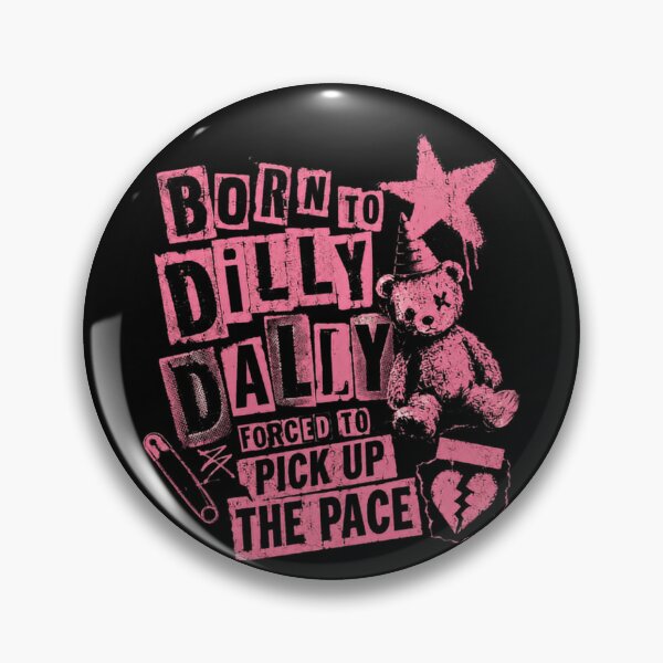 Item preview, Born To Dilly Dally Forced To Pick Up The Pace Procrastinator Life Quote designed and sold by RetroMini2026.