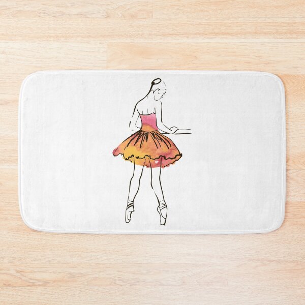 Item preview, Ballerina Figure Watercolor  designed and sold by LUCIHOMES.
