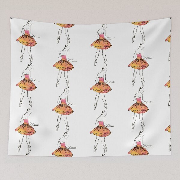 Item preview, Ballerina Figure Watercolor  designed and sold by LUCIHOMES.