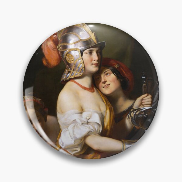 Item preview, The Armed Maiden by Friedrich von Amerling designed and sold by The Breathing Paint.