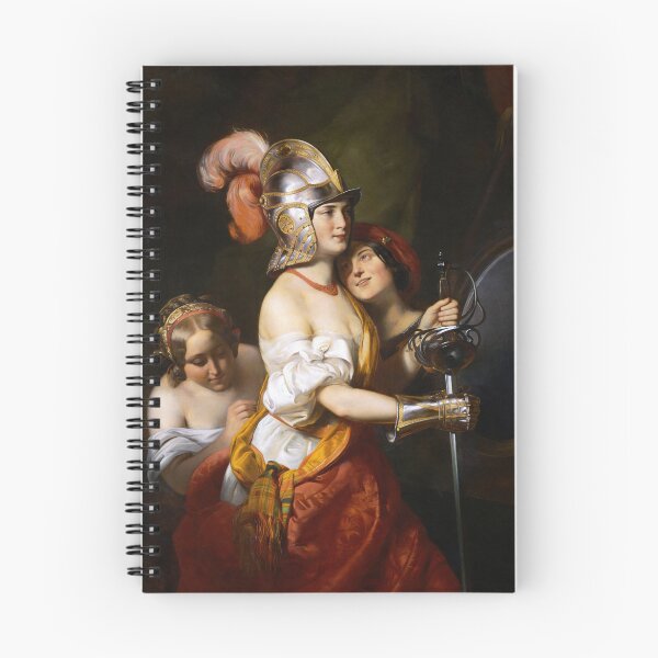 Item preview, The Armed Maiden by Friedrich von Amerling designed and sold by The Breathing Paint.