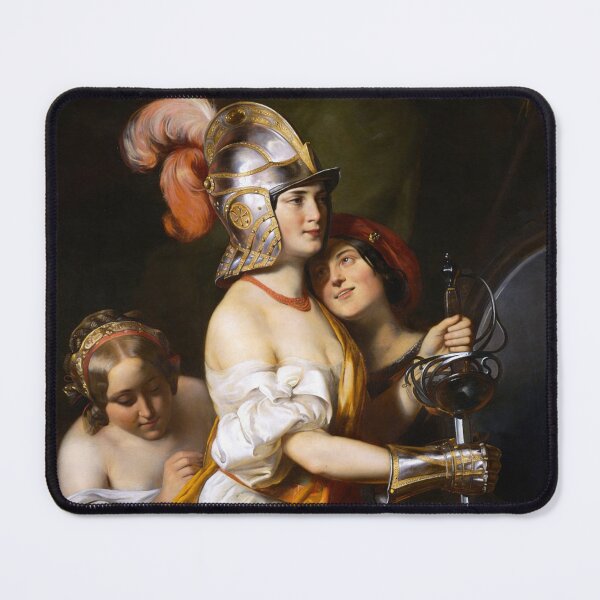Item preview, The Armed Maiden by Friedrich von Amerling designed and sold by The Breathing Paint.