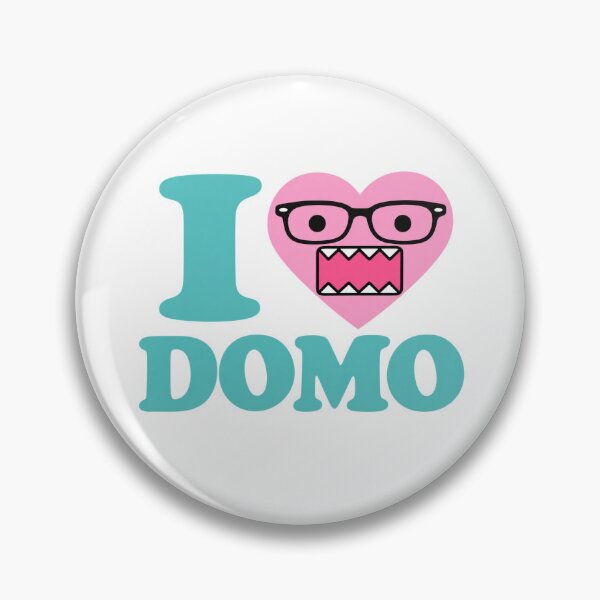 Item preview, Nerd Domo Kun Kitty "I Heart Domo" Teal Aqua Pink  designed and sold by cinlali.