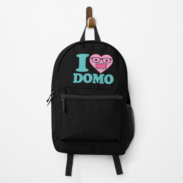 Item preview, Nerd Domo Kun Kitty "I Heart Domo" Teal Aqua Pink  designed and sold by cinlali.
