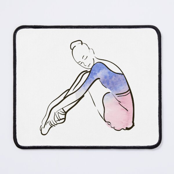Item preview, Ballerina Figure Watercolor designed and sold by LUCIHOMES.