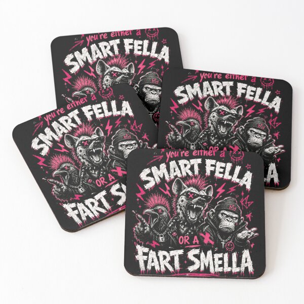 Item preview, You're Either A Smart Fella Or A Fart Smella Funny Sarcastic Humor Gift designed and sold by RetroMini2026.
