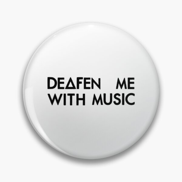 Item preview, Deafen Me With Music (Black) designed and sold by StackItHighf.