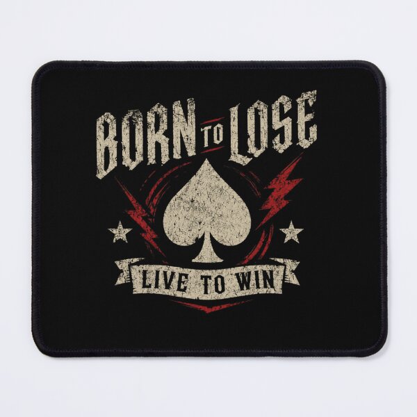 Item preview, Born To Lose Live To Win Gambling Poker Player Card Game designed and sold by RetroMini2026.